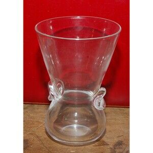 Steuben Glass Signet Vase Designed by David Hill Around 1950